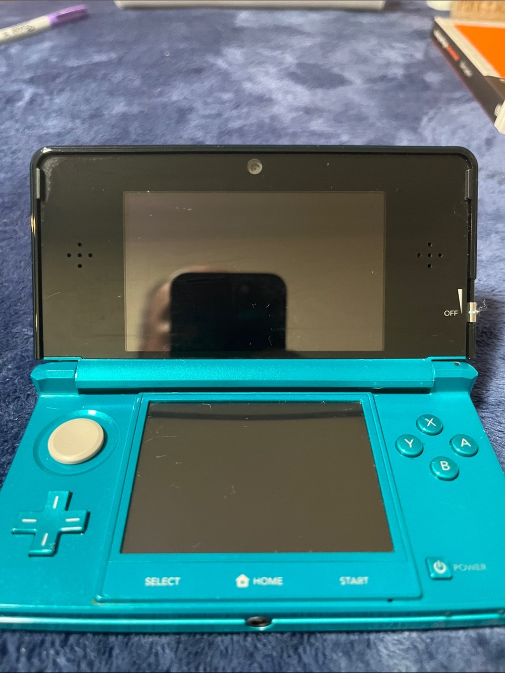 Aqua Blue Original Nintendo 3DS Handheld